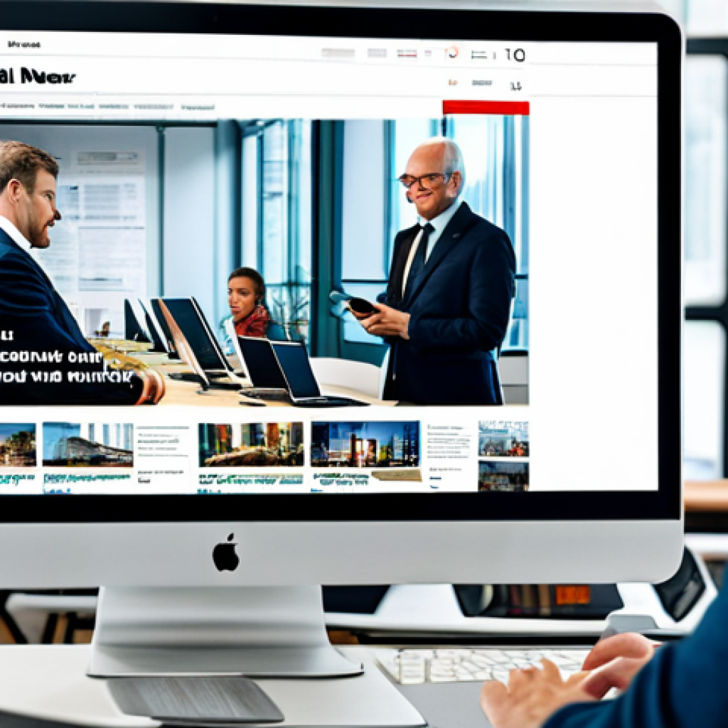 Modern Digital News**

"A diverse group of people using various devices (smartphones, tablets, laptops) to access a modern German news website, showing a mix of text, video, and interactive elements. The website interface is clean and professional. Background is a bright, contemporary co-working space. Safe for work, appropriate content, fully clothed, professional, perfect anatomy, natural proportions, high quality."

**