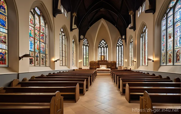 독일의 종교 분포 - Prompt 1: Modern Transformation of a German Church**