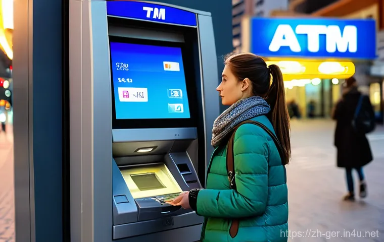 독일에서의 신용카드 사용법 - **Prompt 2: Effortless Supermarket Checkout**
    A bright, clean aisle at a German supermarket chec...