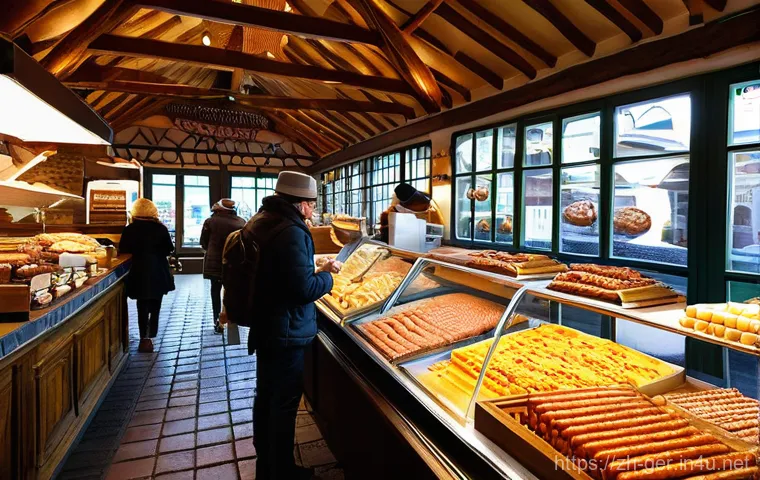 독일과 네덜란드 국경 여행 - **Aachen's Charm Meets Maastricht's Allure by Car**
    "A charming and picturesque scene of a vinta...