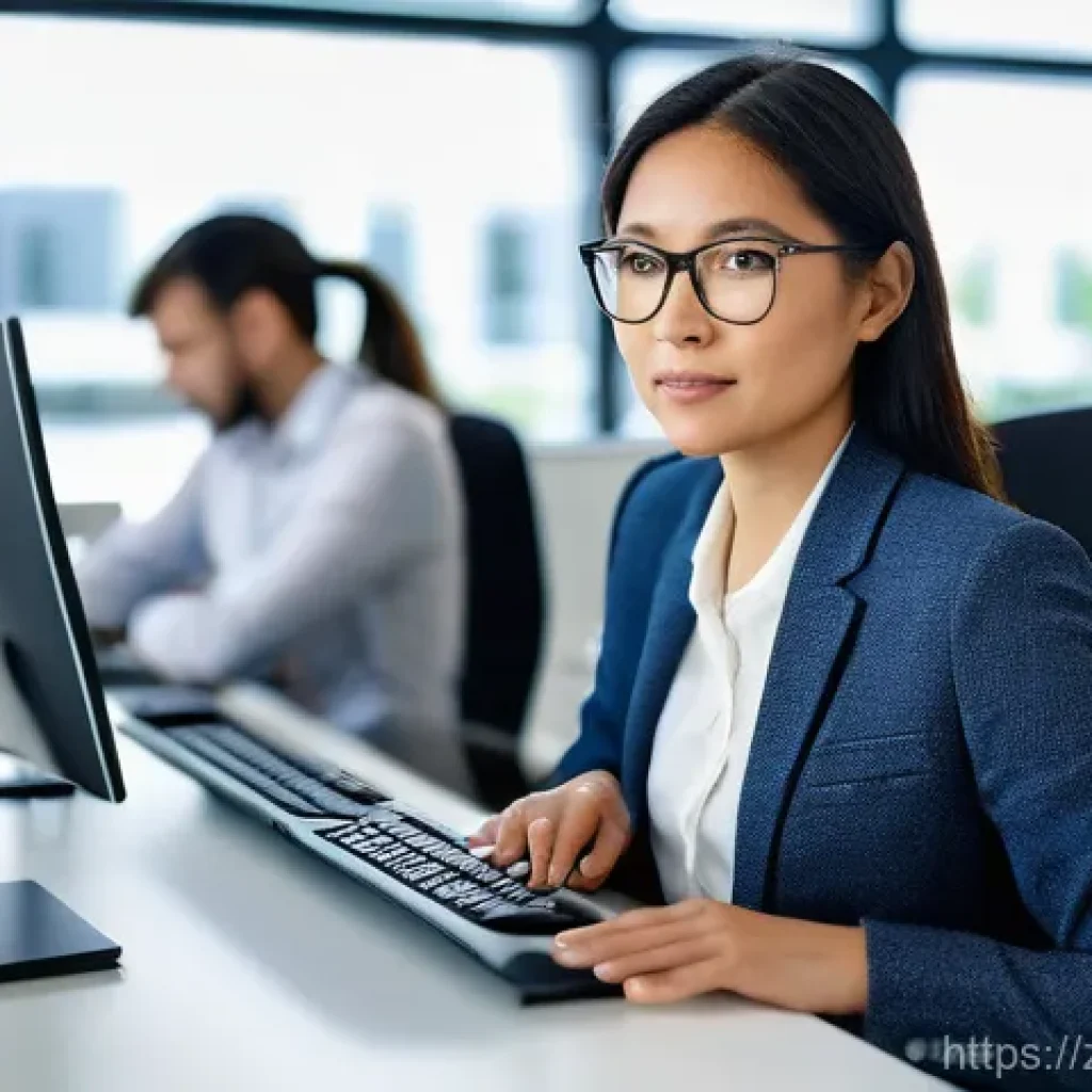 독일에서 일할 때 필요한 비자 종류 - **Prompt for a high-skilled IT professional using the EU Blue Card:**
"A confident, diverse fema...