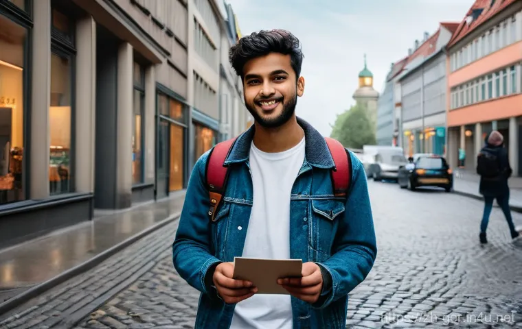 독일에서 일할 때 필요한 비자 종류 - **Prompt for a high-skilled IT professional using the EU Blue Card:**
    "A confident, diverse fema...