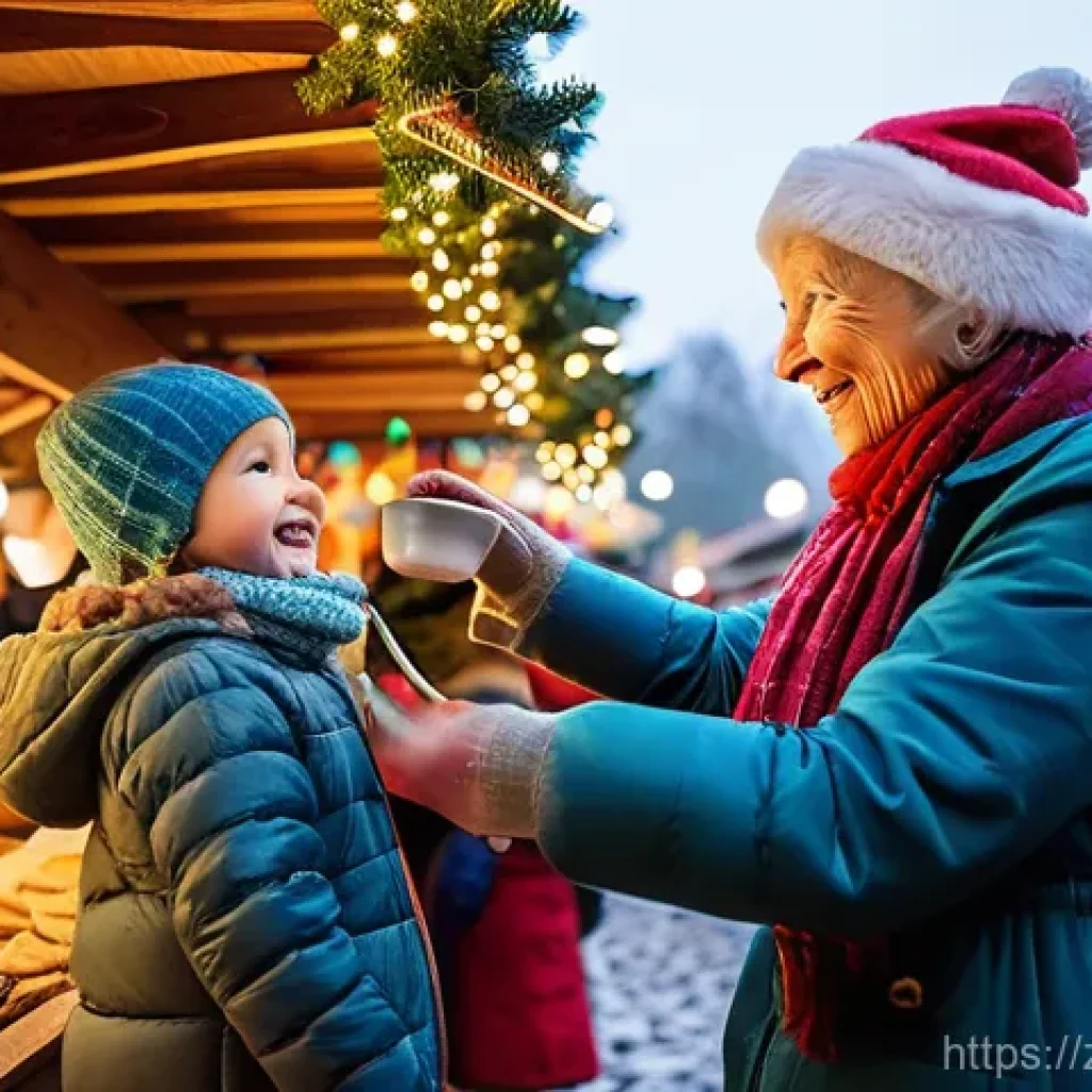 독일 국경일과 공휴일 - **Prompt: German Christmas Market Magic**
A bustling, heartwarming scene at a traditional German...