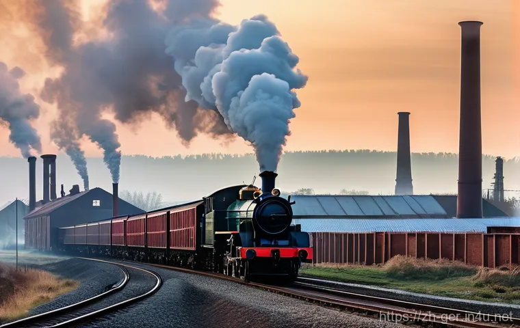 제1차 세계대전 독일 역할 - **Prompt: The Dawn of German Industrial Might**
    A vibrant, panoramic view of a bustling early 20...