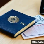 독일에서 환전하는 팁 - **Prompt:** A young East Asian woman, mid-20s, with a thoughtful expression, is seated at a well-org...